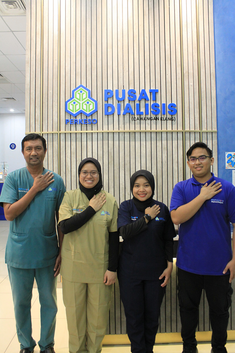Nephrocare medical team of dedicated nurses and doctors